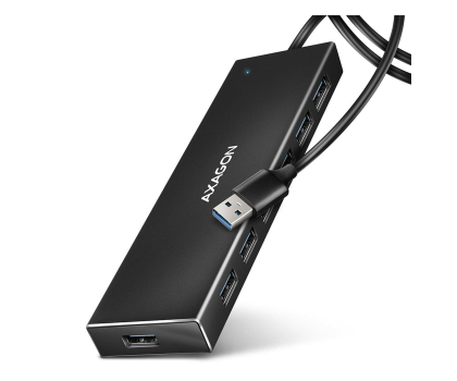 Hub USB Axagon HMC-WL9 USB-C 10Gbps Wireless Charging 9in1 hub